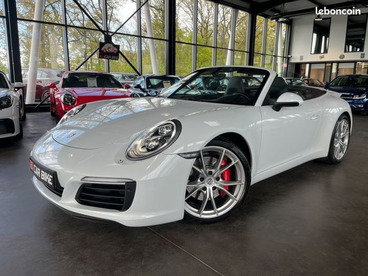 Porsche 911 Type 991 CAB Carrera S 420 ch PDK Suivi complet Lift Echappement sport GPS PDCC Pack Chrono 1299-mois Occasion