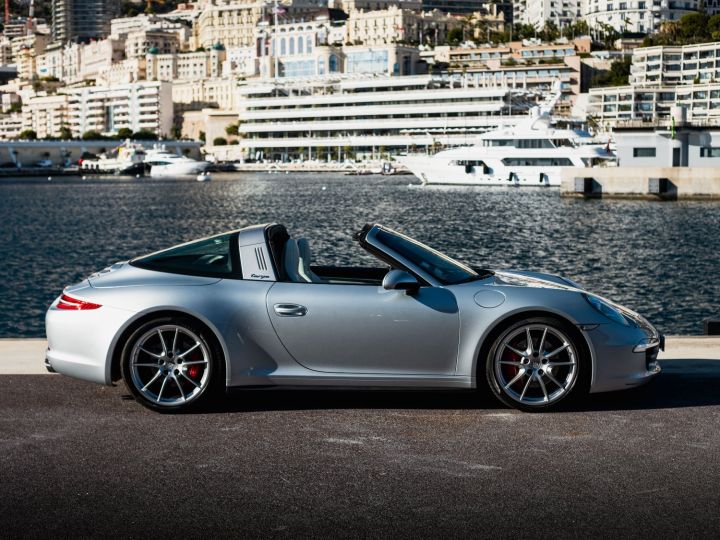 Porsche 911 TYPE 991 TARGA 4S PHASE 1 PDK 400 CV - MONACO Argent Gt Metal - 5