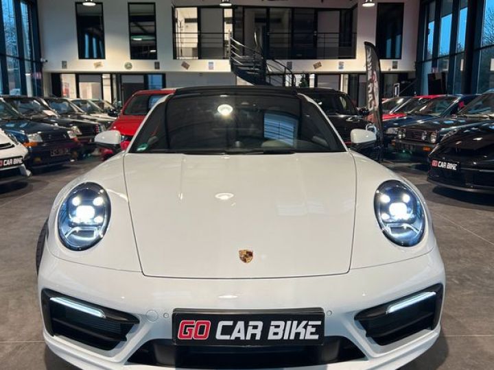 Porsche 911 Type 992 Carrera 4S 450 ch Jupes Sport Design Toit Ouvrant Pack Carbone chrono Echappement PASM Bose 20P Garantie 6 ans 1269-mois Blanc - 8