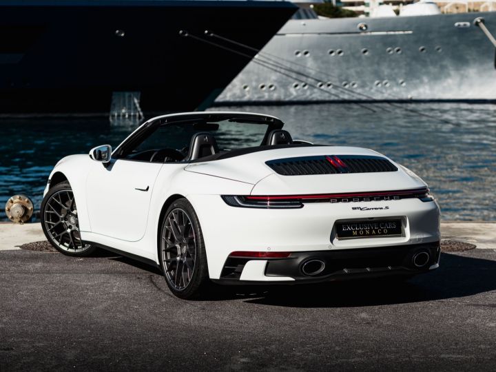 Porsche 911 TYPE 992 CARRERA S CABRIOLET PDK 450 CV - MONACO Blanc - 8