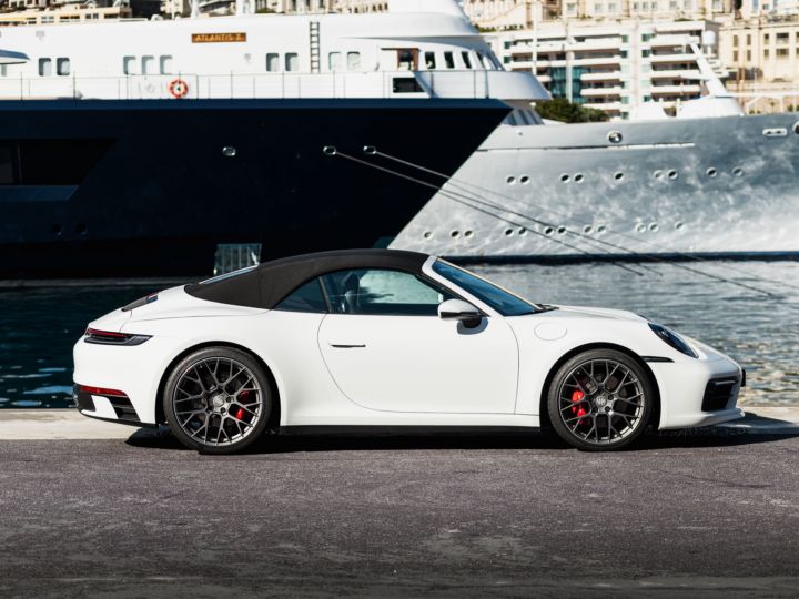 Porsche 911 TYPE 992 CARRERA S CABRIOLET PDK 450 CV - MONACO Blanc - 9