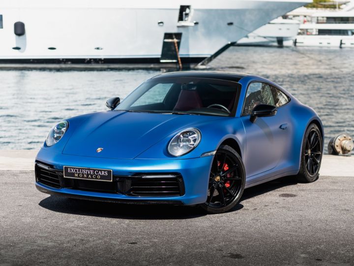 Porsche 911 TYPE 992 CARRERA S PDK 450 CV - MONACO Argent GT Metal (Covering Bleu Satin Mat) - 1