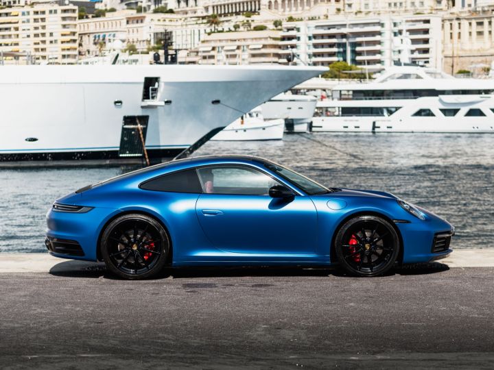 Porsche 911 TYPE 992 CARRERA S PDK 450 CV - MONACO Argent GT Metal (Covering Bleu Satin Mat) - 6