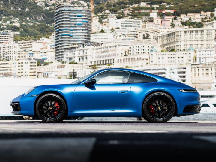 Porsche 911 TYPE 992 CARRERA S PDK 450 CV - MONACO Argent GT Metal (Covering Bleu Satin Mat) - 8