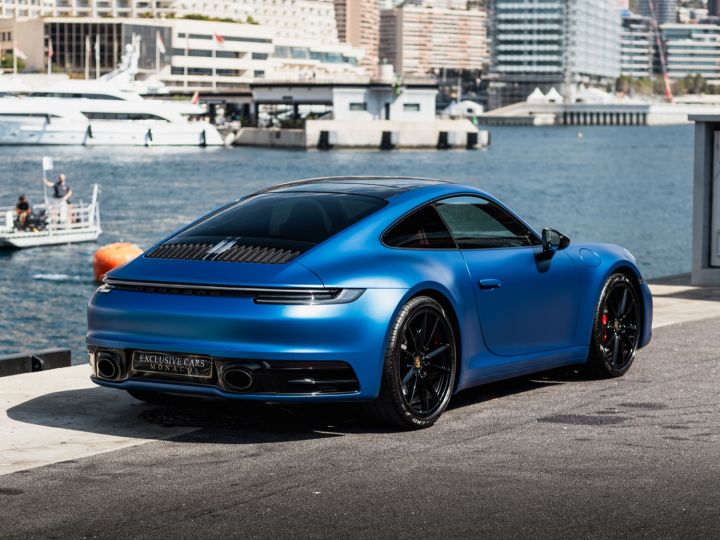 Porsche 911 TYPE 992 CARRERA S PDK 450 CV - MONACO Argent GT Metal (Covering Bleu Satin Mat) - 9