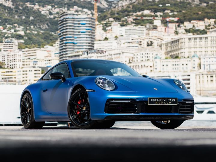 Porsche 911 TYPE 992 CARRERA S PDK 450 CV - MONACO Argent GT Metal (Covering Bleu Satin Mat) - 21