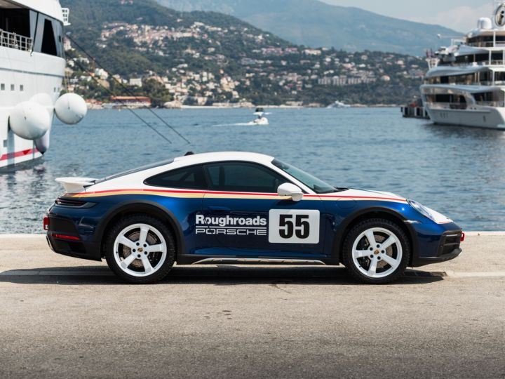 Porsche 911 TYPE 992 DAKAR ROTHMANS 480 CV PDK - MONACO Rallye Design White/Gentian blue Metal - 4