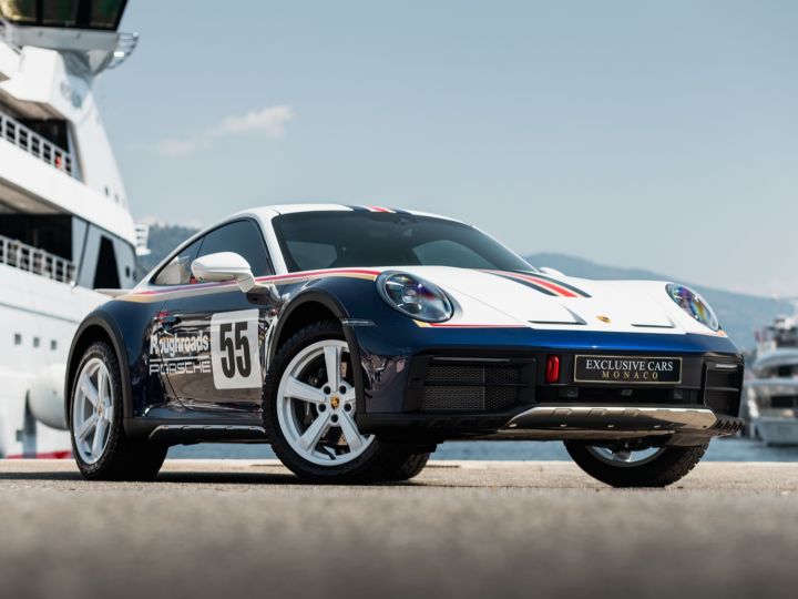 Porsche 911 TYPE 992 DAKAR ROTHMANS 480 CV PDK - MONACO Rallye Design White/Gentian blue Metal - 23