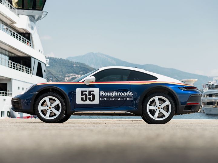 Porsche 911 TYPE 992 DAKAR ROTHMANS 480 CV PDK - MONACO Rallye Design White/Gentian blue Metal - 25