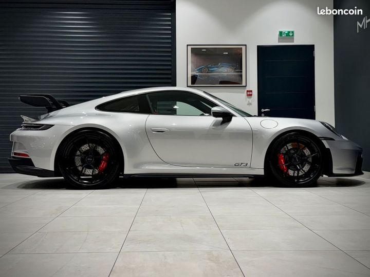 Porsche 911 TYPE 992 GT3 4.0i 510 CH PDK PACK CLUBSPORT LIFT SYSTEME 90I SIÈGE CARBONE PPF EXPEL COMPLET IMMAT FRANCE MY22 APPROVED 12.2025 15 500 KMS Argent - 2