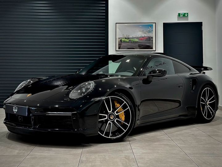 Porsche 911 TYPE 992 TURBO S COUPE 3.7i 650 CH PDK 8 EXCLUSIVE ORIGINE FRANCE LIFT-PACK CARBONE-T.O-MATRIX-ACC-ECHAP SPORT-VISION NOCTURNE FILM XPEL APPROUVE 09.2 Noir - 1