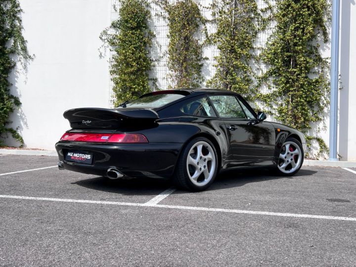 Porsche 911 Type 993 TURBO 408 CV - 1ere Peinture - Etat Neuf - Collector Noir Métal Occasion - 14