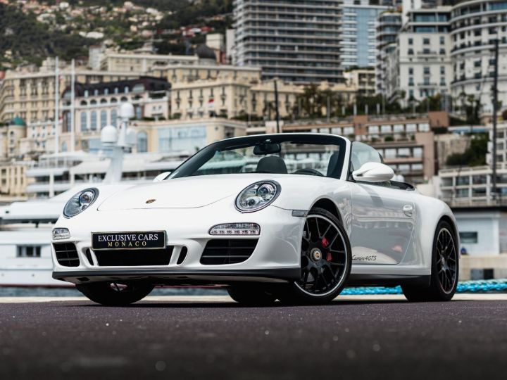 Porsche 911 TYPE 997 CARRERA 4 GTS CABRIOLET PDK 408 CV - MONACO Blanc - 10