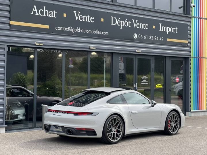 Porsche 911 VI (992) 3.0 450ch S PDK Gris Craie - 4