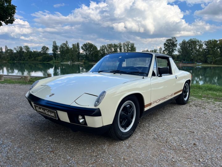 Porsche 914 2100cc ancienne injection passée en double carbus, boîte 5 vitesses Beige - 8