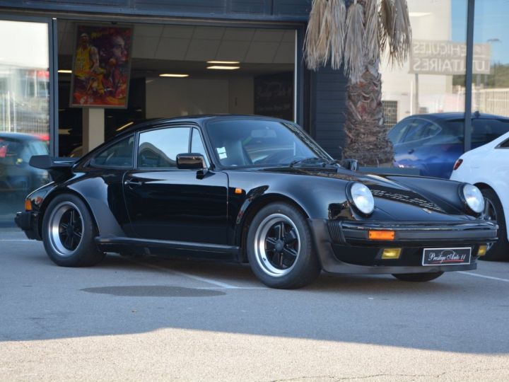 Porsche 930 Turbo 3.3 Coupe Origine France Toit Ouvrant 51000 km Certifié Expertise Parfait état Noir - 3