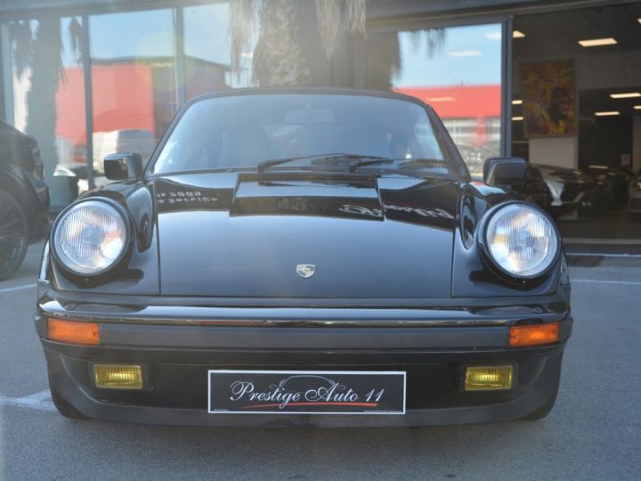 Porsche 930 Turbo 3.3 Coupe Origine France Toit Ouvrant 51000 km Certifié Expertise Parfait état Noir - 6