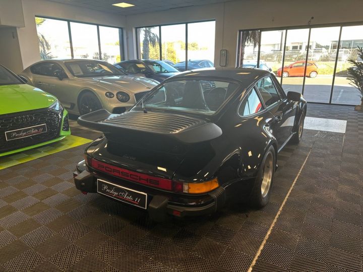 Porsche 930 Turbo 3.3 Coupe Origine France Toit Ouvrant 51000 km Certifié Expertise Parfait état Noir - 15