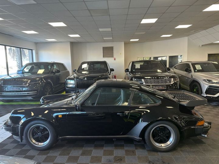 Porsche 930 Turbo 3.3 Coupe Origine France Toit Ouvrant 51000 km Certifié Expertise Parfait état Noir - 16