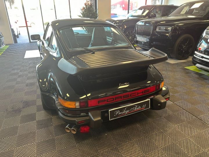 Porsche 930 Turbo 3.3 Coupe Origine France Toit Ouvrant 51000 km Certifié Expertise Parfait état Noir - 18