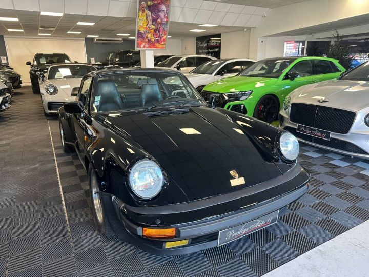 Porsche 930 Turbo 3.3 Coupe Origine France Toit Ouvrant 51000 km Certifié Expertise Parfait état Noir - 19