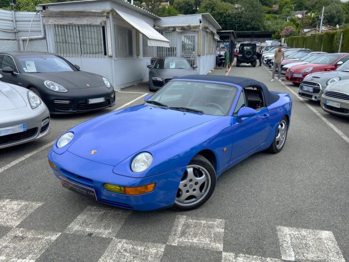 Porsche 968 cabriolet 3.0 240 tiptronic Bleu - 1