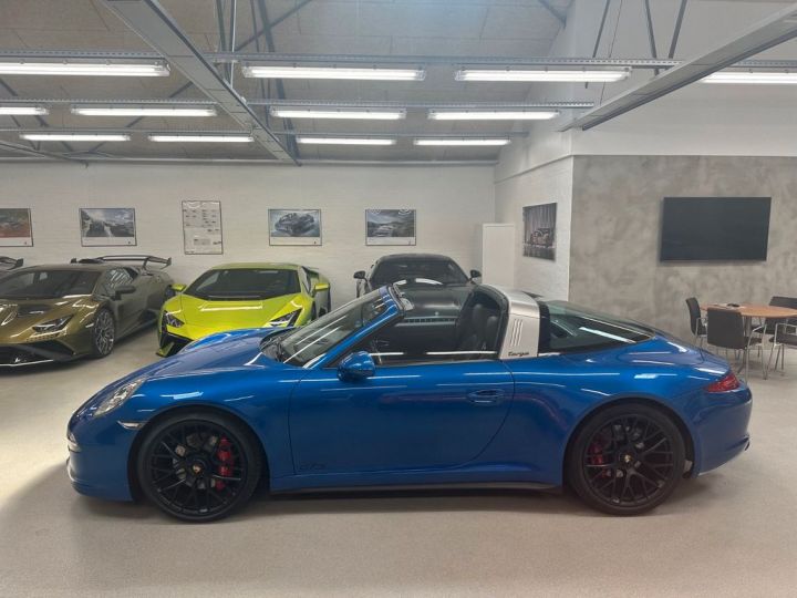 Porsche 991 .1 Targa 4 GTS 3.8 430 PDK BOSE JA en 20 Pack Carbon Garantie 12 mois TVA Récupérable Bleu - 15