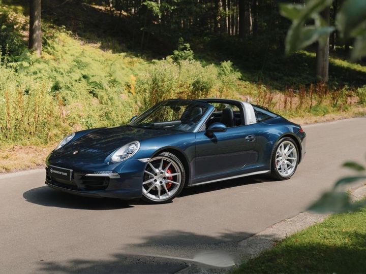 Porsche 991 .1 Targa 4S 3.8 400 PDK BOSE JA en 20 Garantie 12 mois Bleu - 1