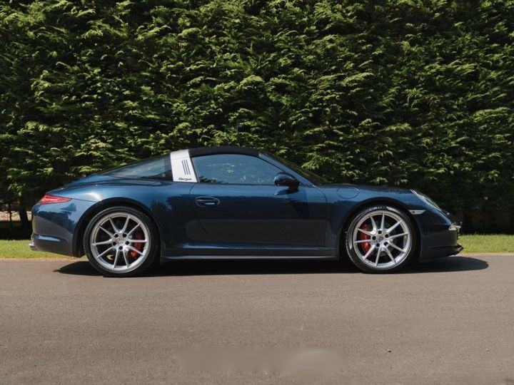 Porsche 991 .1 Targa 4S 3.8 400 PDK BOSE JA en 20 Garantie 12 mois Bleu - 5