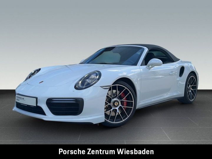 Porsche 991 .2 Turbo 540 PDK / Carbon / PDLS+ / CHRONO / PASM  / PDLS+ / PTV+/ BOSE / Porsche APPROVED 12 mois Blanc Glacier - 1