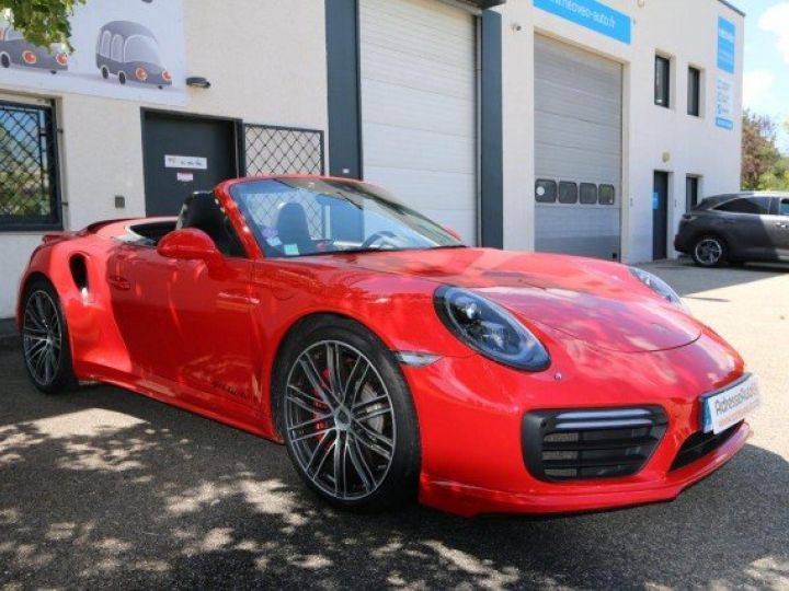 Porsche 991 (2) TURBO CABRIOLET 540 PDK     Essence ROUGE INDIEN - 1