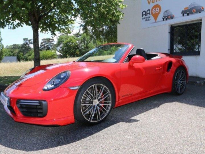 Porsche 991 (2) TURBO CABRIOLET 540 PDK     Essence ROUGE INDIEN - 5