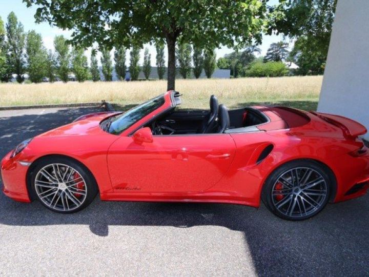 Porsche 991 (2) TURBO CABRIOLET 540 PDK     Essence ROUGE INDIEN - 6