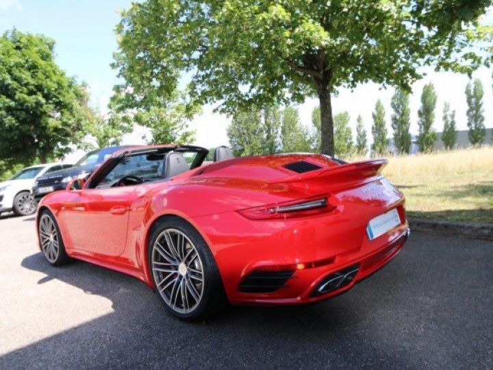 Porsche 991 (2) TURBO CABRIOLET 540 PDK     Essence ROUGE INDIEN - 9