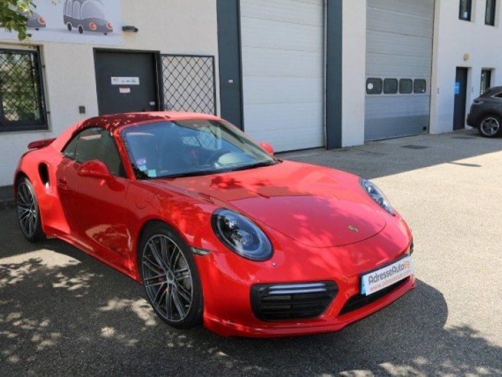 Porsche 991 (2) TURBO CABRIOLET 540 PDK     Essence ROUGE INDIEN - 30