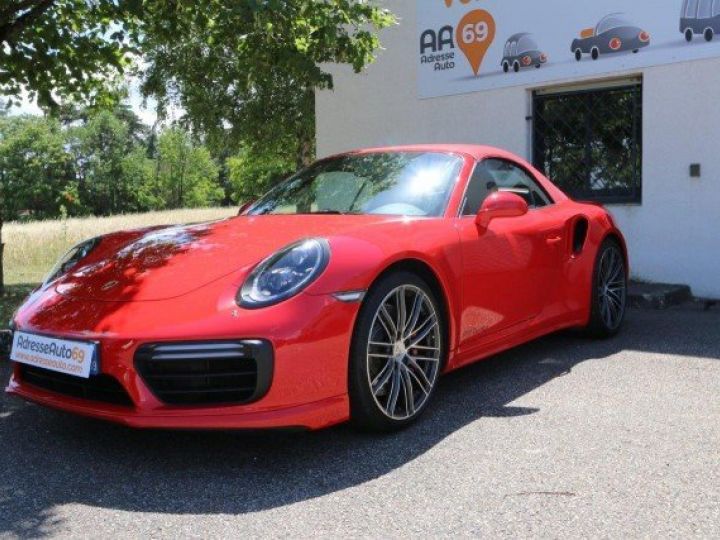 Porsche 991 (2) TURBO CABRIOLET 540 PDK     Essence ROUGE INDIEN - 33