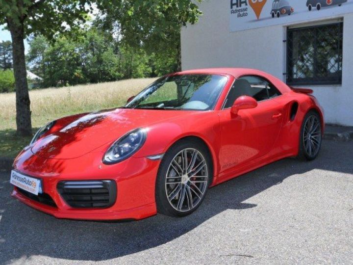 Porsche 991 (2) TURBO CABRIOLET 540 PDK     Essence ROUGE INDIEN - 34