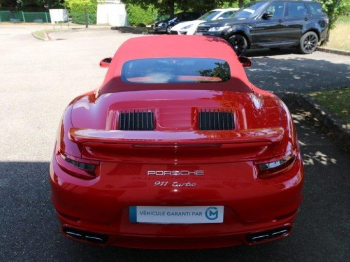 Porsche 991 (2) TURBO CABRIOLET 540 PDK     Essence ROUGE INDIEN - 43