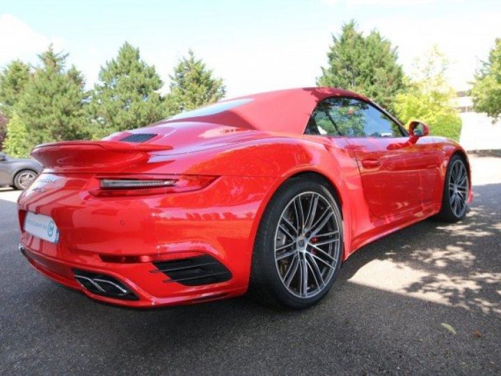 Porsche 991 (2) TURBO CABRIOLET 540 PDK     Essence ROUGE INDIEN - 45