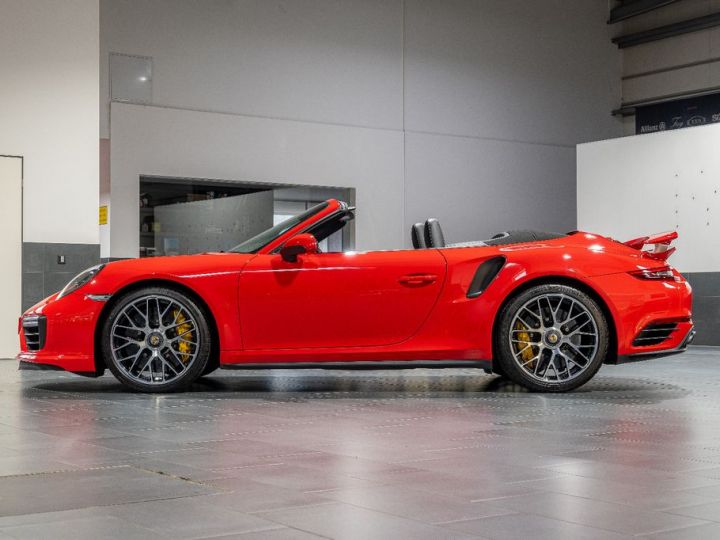 Porsche 991 .2 Turbo S 581 PDK / Carbon / PDLS+  / CHRONO / PASM  / PDLS+/ BOSE / PTV+/ Porsche APPROVED 04/2026 Reconductible Rouge - 6