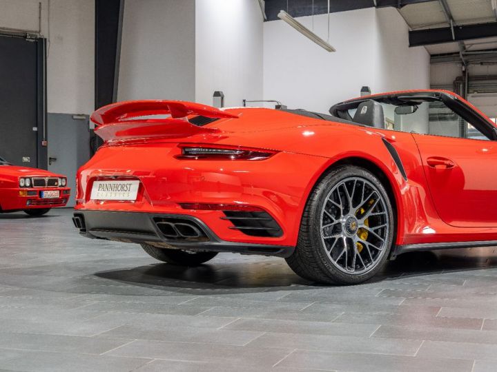 Porsche 991 .2 Turbo S 581 PDK / Carbon / PDLS+  / CHRONO / PASM  / PDLS+/ BOSE / PTV+/ Porsche APPROVED 04/2026 Reconductible Rouge - 17