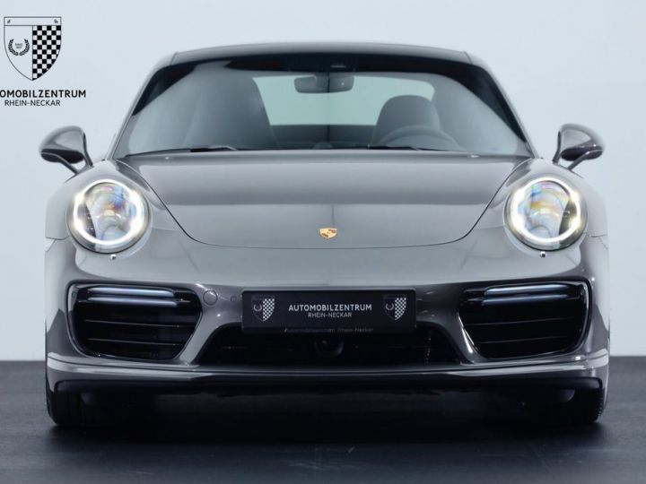 Porsche 991 .2 Turbo S 581 PDK / Carbon / PDLS+  / CHRONO / PASM  / PDLS+/ BURMEISTER / PTV+/ Porsche APPROVED 08/2025 Reconductible Gris - 9