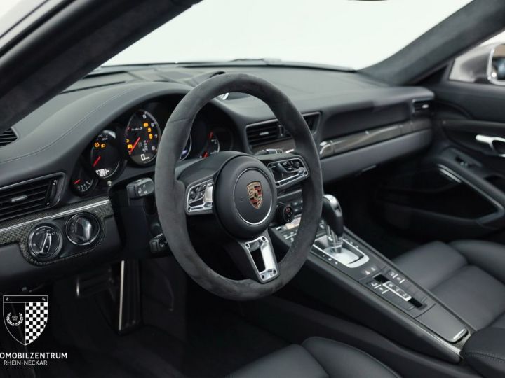 Porsche 991 .2 Turbo S 581 PDK / Carbon / PDLS+  / CHRONO / PASM  / PDLS+/ BURMEISTER / PTV+/ Porsche APPROVED 08/2025 Reconductible Gris - 13