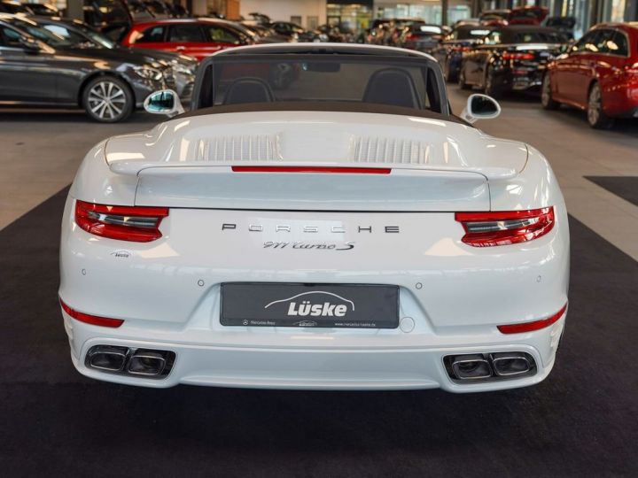 Porsche 991 .2 Turbo S 581 PDK / Carbon / PDLS+ / PCCB / CHRONO / PASM / BUMEISTER / PTV+/ Porsche APPROVED 12/2025 Reconductible Blanc Glacier - 9