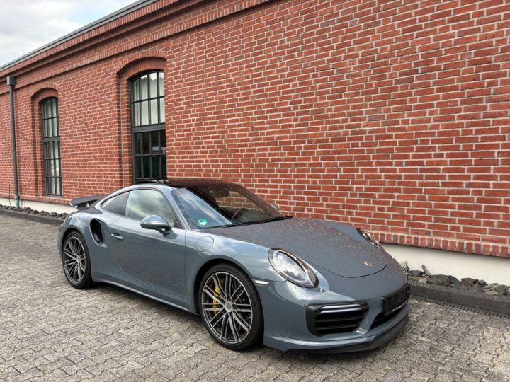 Porsche 991 .2 Turbo S 581 PDK / Carbon / PDLS+ / PCCB / CHRONO / PASM / PDLS+/ BOSE / PTV+/ Porsche APPROVED 01/2025 Reconductible Bleu Graphit - 6