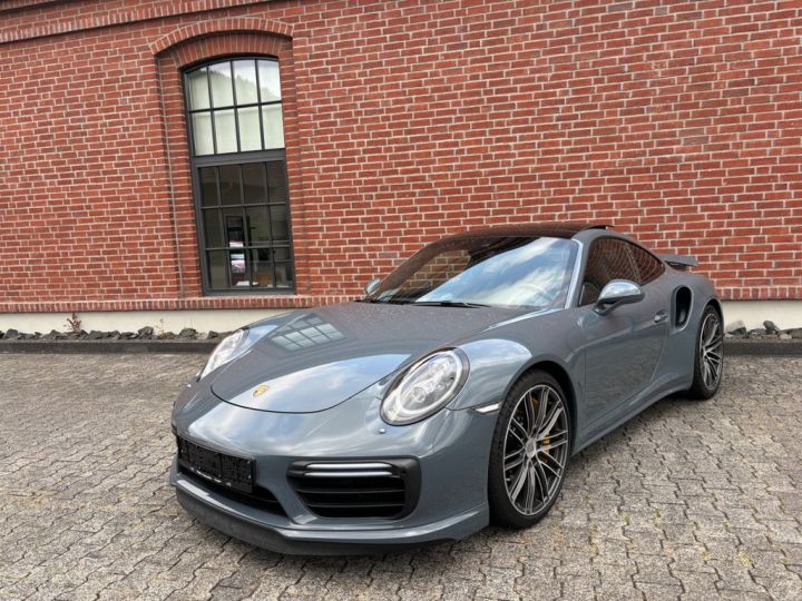 Porsche 991 .2 Turbo S 581 PDK / Carbon / PDLS+ / PCCB / CHRONO / PASM / PDLS+/ BOSE / PTV+/ Porsche APPROVED 01/2025 Reconductible Bleu Graphit - 7