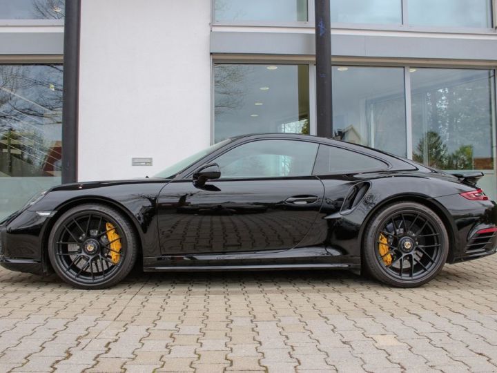 Porsche 991 .2 Turbo S 581 PDK / PDLS+ / PCCB / CHRONO / PASM / PDCC / PDLS+/ BOSE / PTV+/  Porsche APPROVED 12 mois Noire - 3