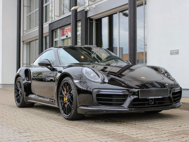 Porsche 991 .2 Turbo S 581 PDK / PDLS+ / PCCB / CHRONO / PASM / PDCC / PDLS+/ BOSE / PTV+/  Porsche APPROVED 12 mois Noire - 8