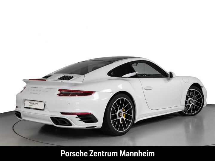 Porsche 991 .2 Turbo S 581 PDK/ T.O. / CHRONO / PASM  / PDLS+/ BOSE / PTV+/ Porsche APPROVED 12 mois Reconductible Blanche - 6