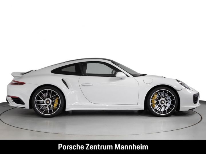 Porsche 991 .2 Turbo S 581 PDK/ T.O. / CHRONO / PASM  / PDLS+/ BOSE / PTV+/ Porsche APPROVED 12 mois Reconductible Blanche - 7